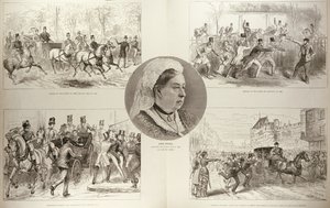 Illustrationen von Angriffen auf Königin Victoria, aus 